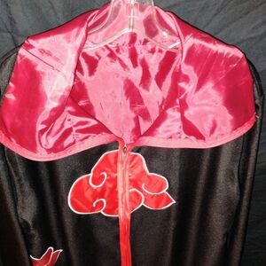 Elegant Naruto Black and Red Cape